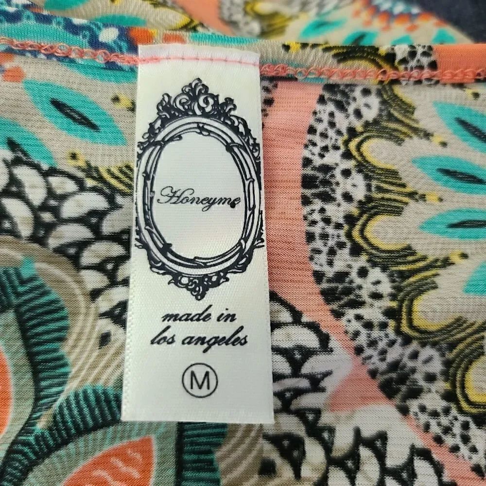 Honeyme Aztec Pattern Dress Medium - Picture 2 of 6